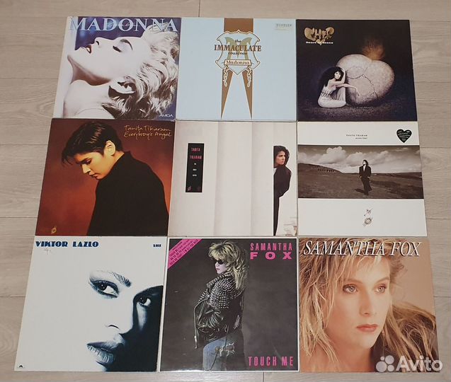 Tanita Tikaram, Cher, Samantha Fox, Madonna