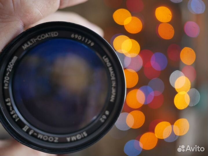 Pentax sigma 70-250 3,5-4,5 полнокадровая механика