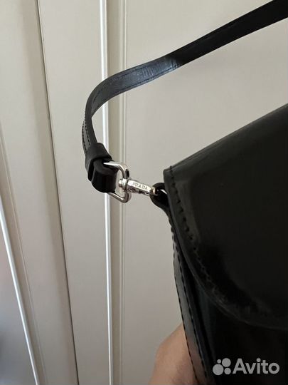 Сумка prada Cleo flap черная