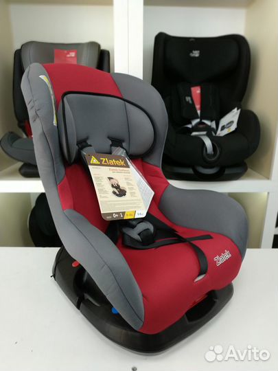 Автокресло 0-18кг с регулировкой Zlatek Galleon кр