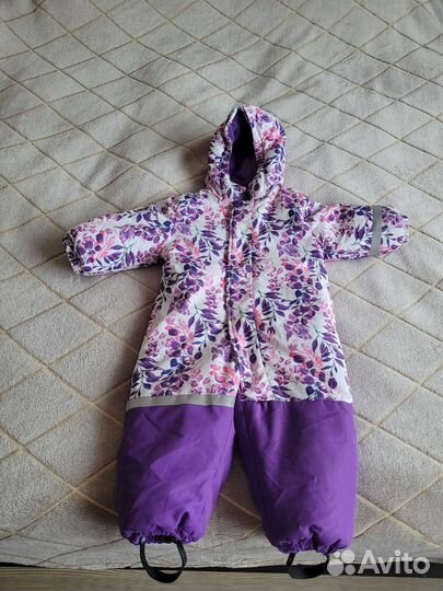 Зимний комбинезон для девочки 92