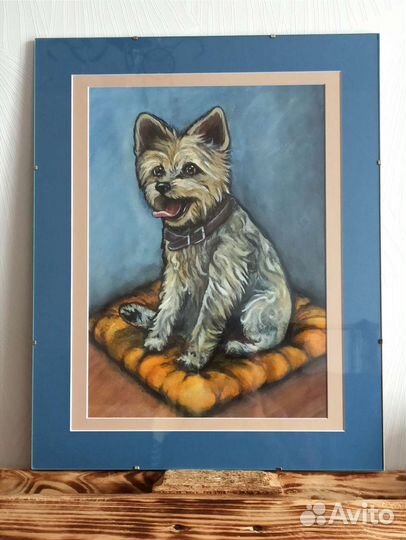 Картина собака 