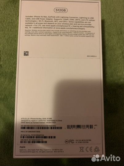 iPhone Xs Max, 512 ГБ