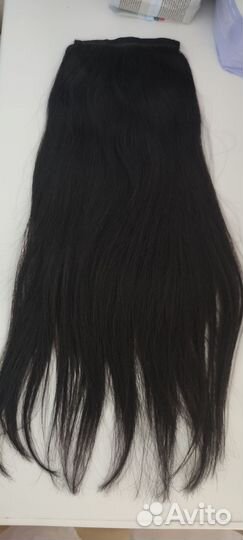 Волосы натуральные на заколках