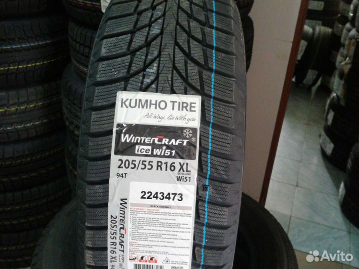 Kumho WinterCraft Ice Wi51 205/55 R16