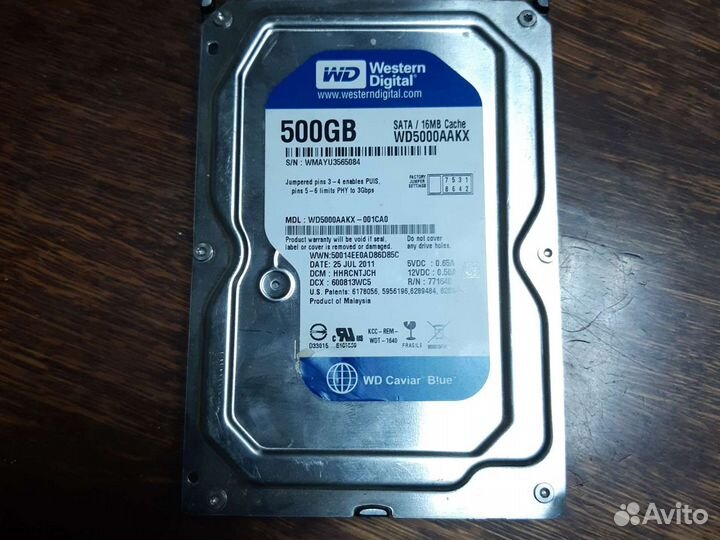 HDD Western Digital 500Gb 3.5