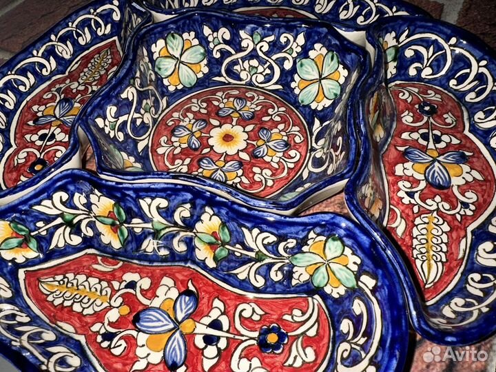 Блюдо менажница, для орехов, сыра, сухофруктов