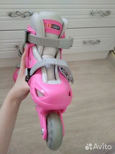 Роликовые коньки, размер 28-31, раздвижные