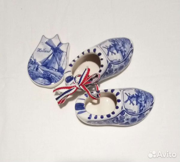 Голландский сувенир: кломпы и магнит на холод-к