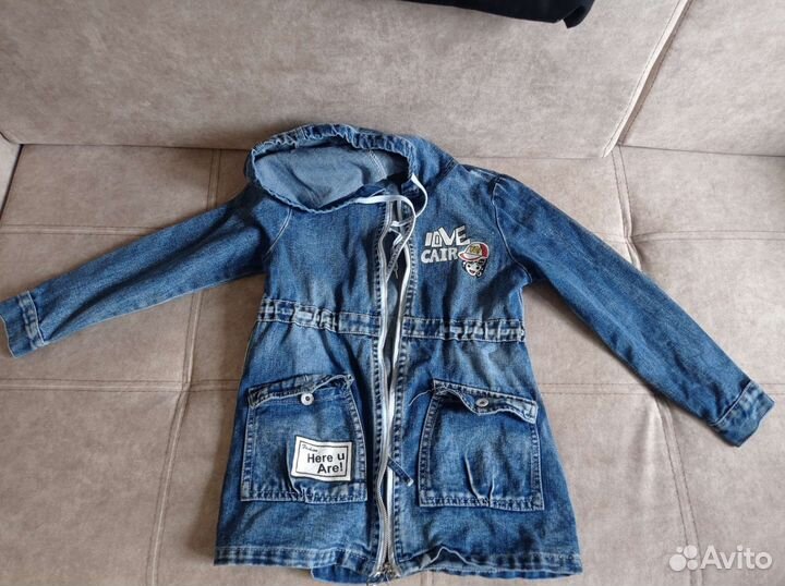 Джинсовая куртка для девочек