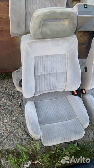 Салон Recaro серый велюр Audi 100 c4