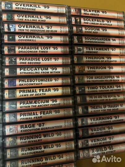 Аудиокассеты тяжелый метал