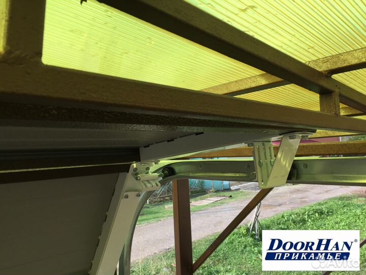 Металлические ворота в гараж