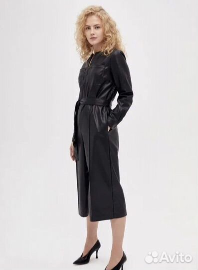 Комбинезон кожаный женский lime