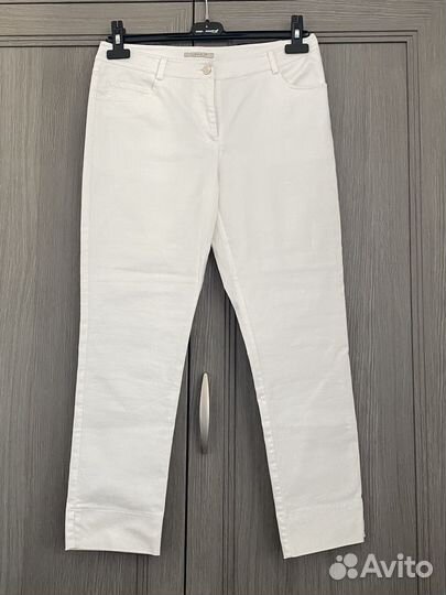 Брюки женские белые стрейч Glenfielf раз.44-46