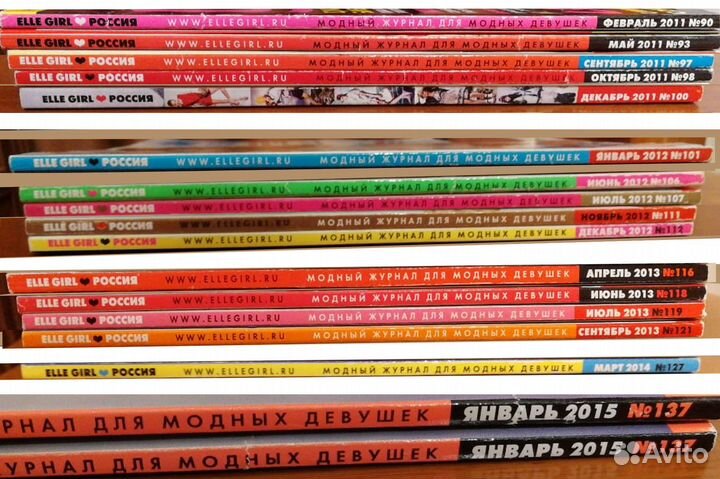 Журналы ElleGirl 2011-2015