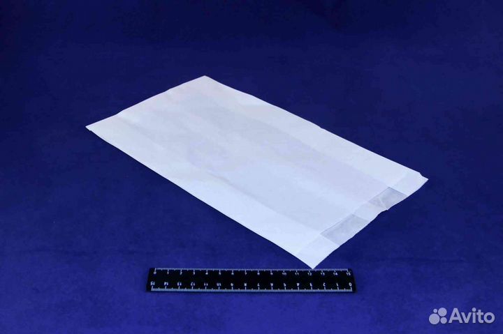 Пакет бумажный 310*170*60мм без печати, белый.3811