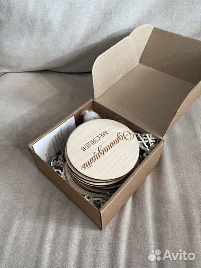 Деревянные карточки для фото