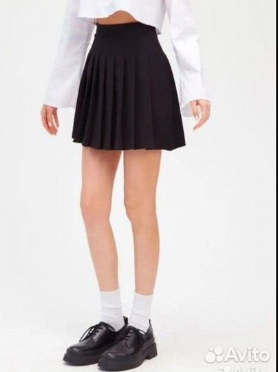 Юбка плиссе мини