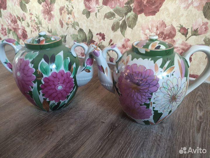 Чайник заварочный фарфоровый дулево