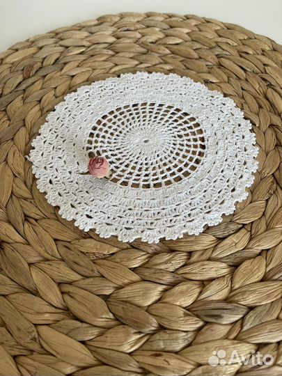 Кружевная салфетка текстиль для интерьера