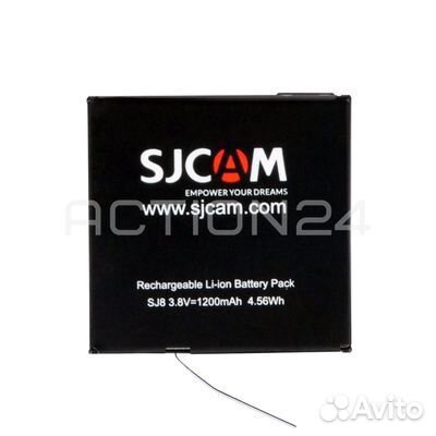 Аккумулятор sjcam для SJ8 Pro, SJ8 Plus, SJ8 Air