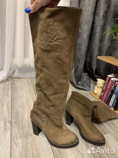 Сапоги-трубы Dakkem 38 натуральная кожа