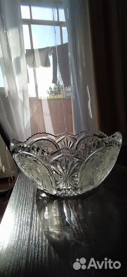Хрустальная ваза (салатник) СССР
