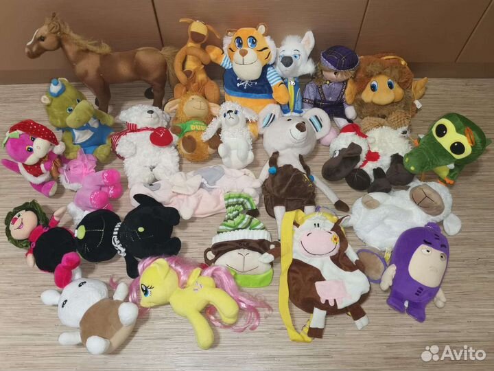 Пакет хороших чистых мягких игрушек 24шт