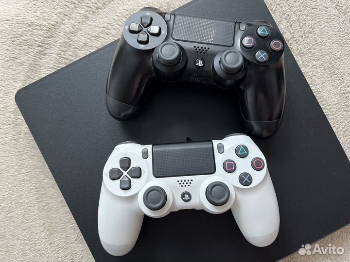 Sony PS4 slim 2 джойстика