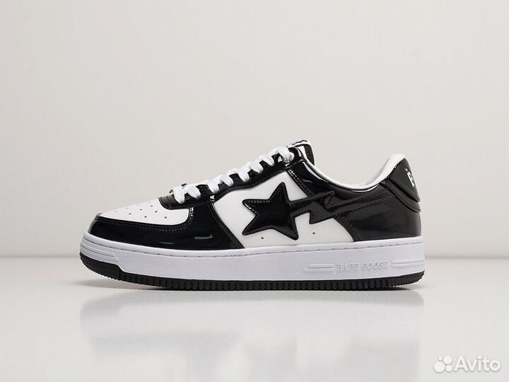 Кроссовки A Bathing Ape Bape Sta Black White