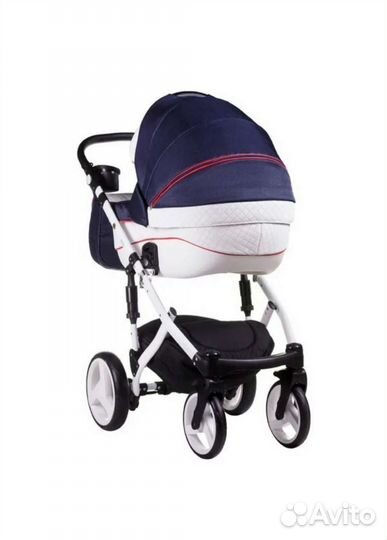 Коляска 2 в 1 эко кожа