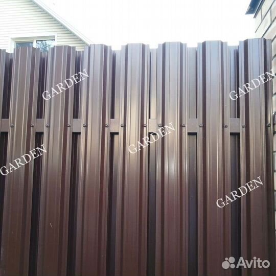 Забор Евроштакетник М Обр 110 mm