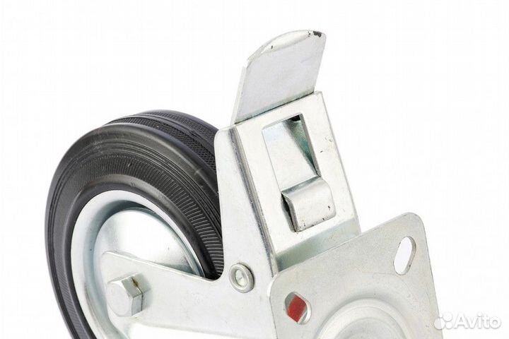 Колесо поворотное с тормозом D 200 мм