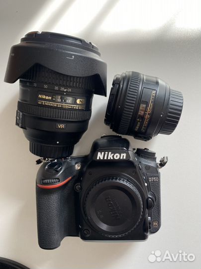 Фотоапарат Nikon D750 kit 24-120 4f + 50 1,4f
