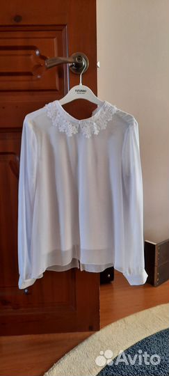 Блузка белая школьная