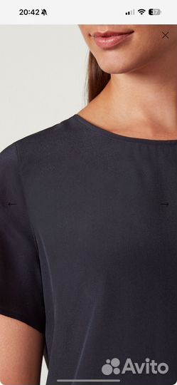 Футболка размер М блуза шелк и модал Falconeri