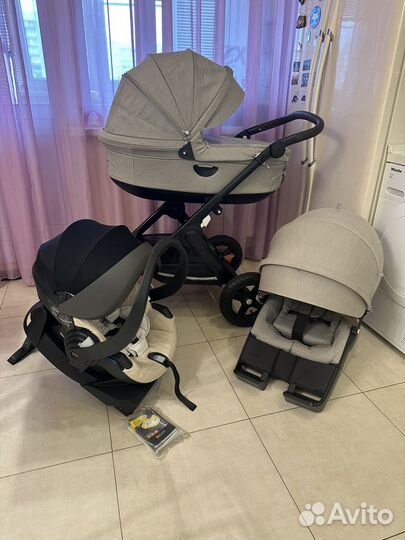 Коляска Stokke trailz 4 в 1 с базой isofix