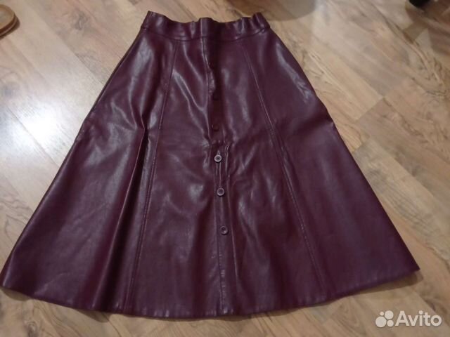 Кожаная юбка