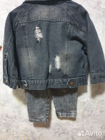 Костюм джинсовый 92 размер.на 2-2,5 года