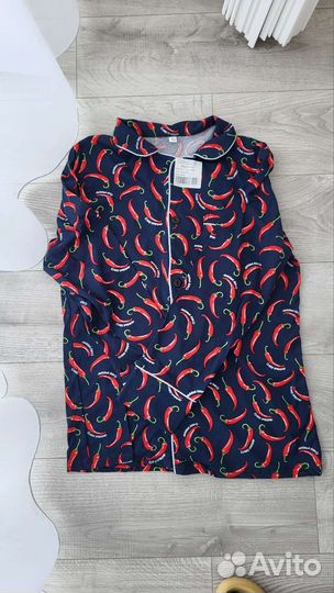 Новая мужская пижама.Домашняя одежда.Подарок.Перец