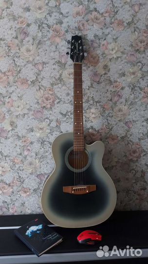 Акустическая гитара с чехлом прокат