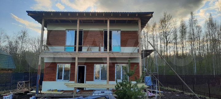 Дом 120,8 м² на участке 8 сот.