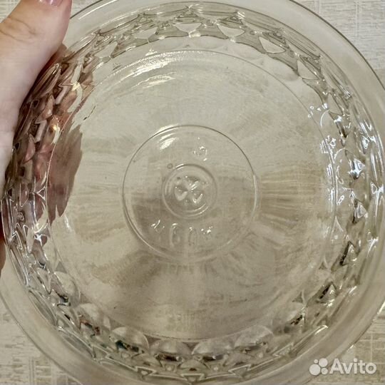 Масленка стекло СССР