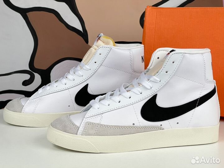 Nike Blazer Mid 77 Vintage White Black