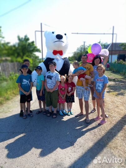 Белый медведь аниматор 2.6 метра