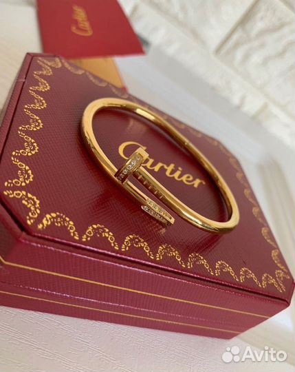 Комплект 2 Браслета Cartier гвоздь и Cartier Love