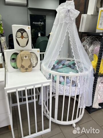 Кроватка трансформер из Бука 9в1