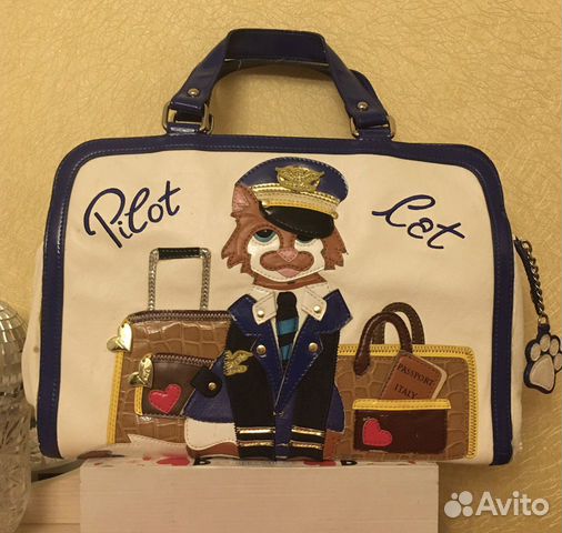Сумка Pilot Jet,Braccialini,Италия. Для коллекцион