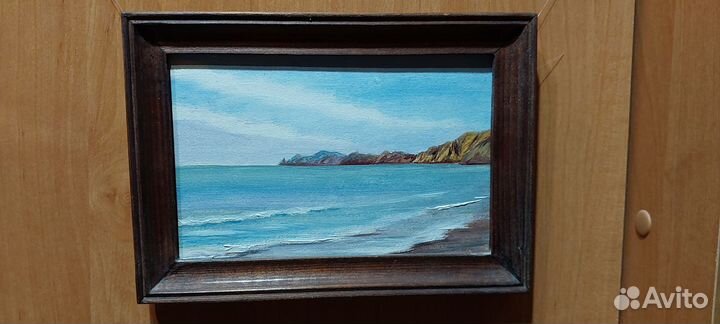 Мини-картины маслом 3шт